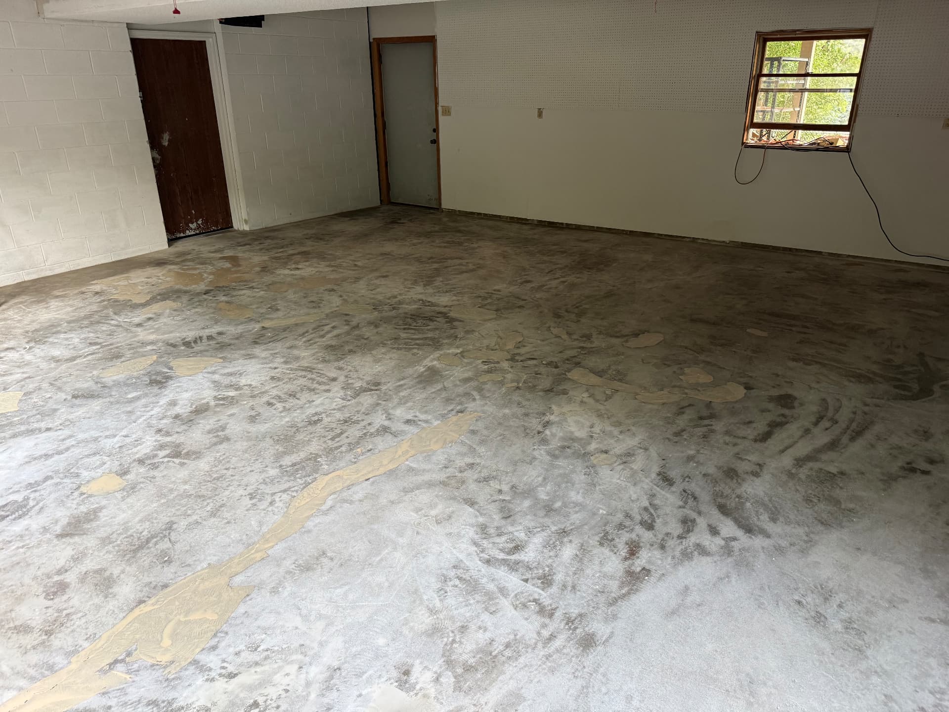 Surface preparation for Flake Garage, Start to Finish