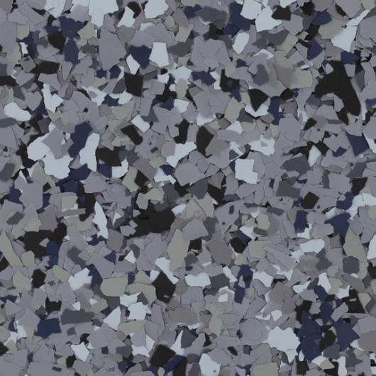 Smokey Blue (FB-933) flake blend sample from Torginol