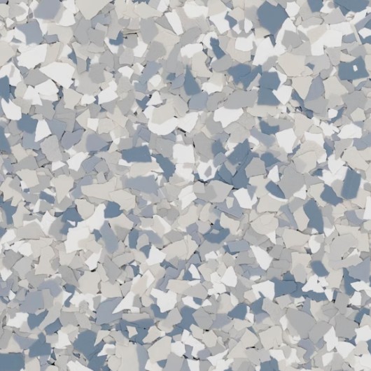 Sea Mist (FB-802) flake blend sample from Torginol